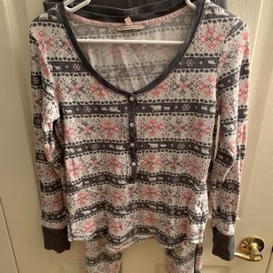 Victoria’s Secret thermal pajama set size small